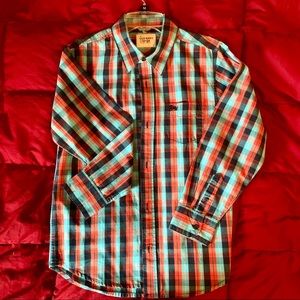 Boys large button down dress shirt.